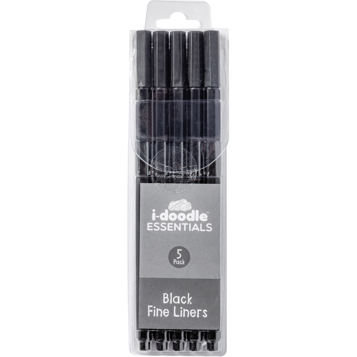 Pack of Five Black Fine Liners Image