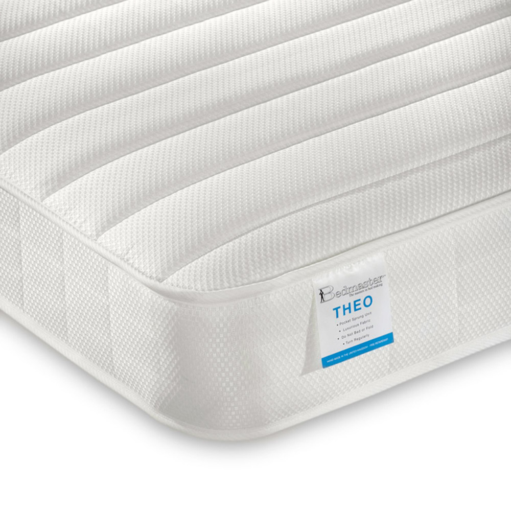 Carra White Bunk Bed with Pocket Mattresses Image 3