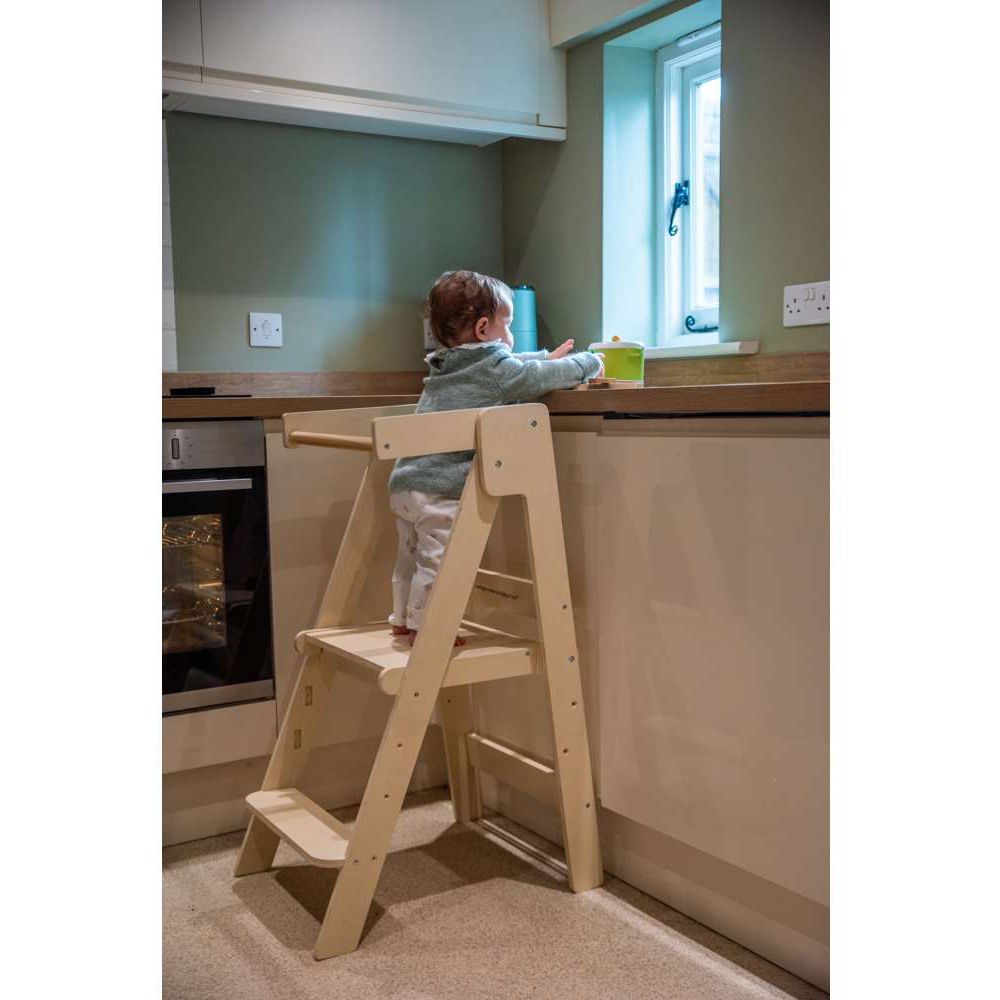 Bigjigs Toys Wooden Foldable Toddler Tower Image 9