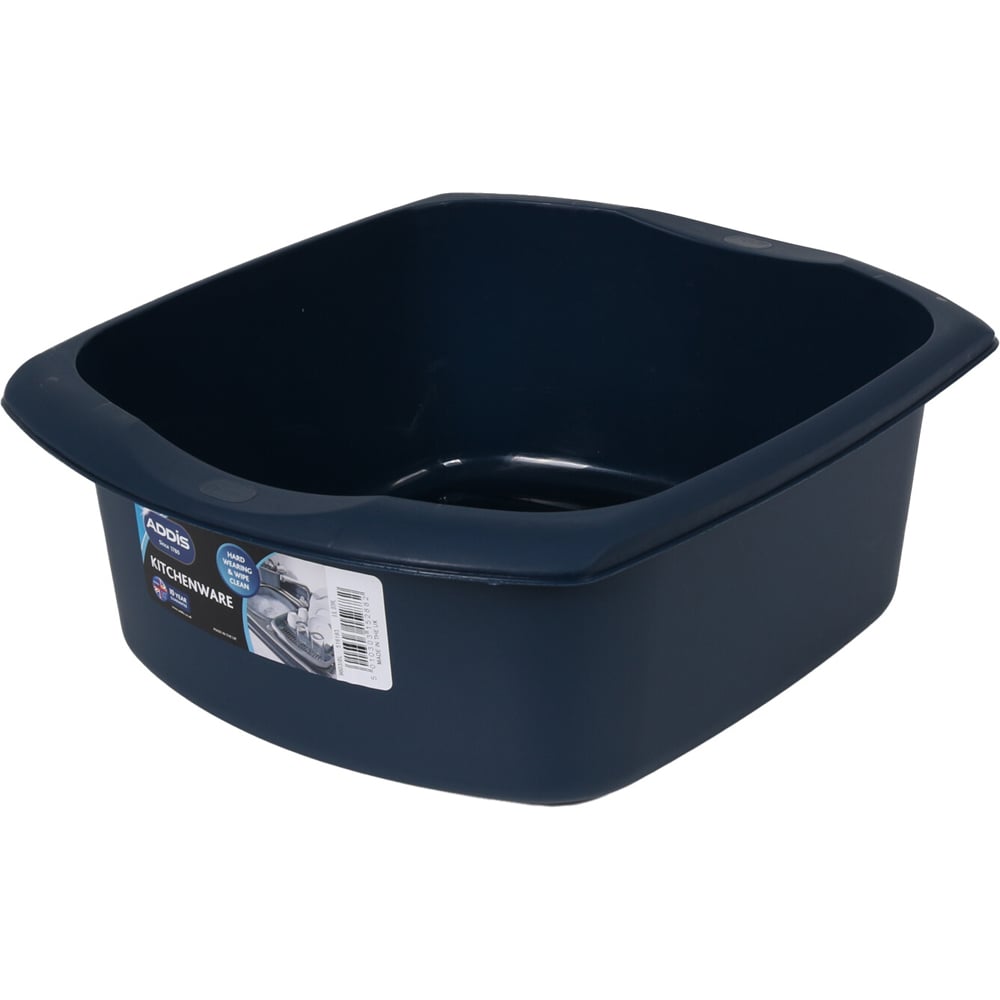 Addis Ink Blue Washing Up Bowl 9.5L Image 1