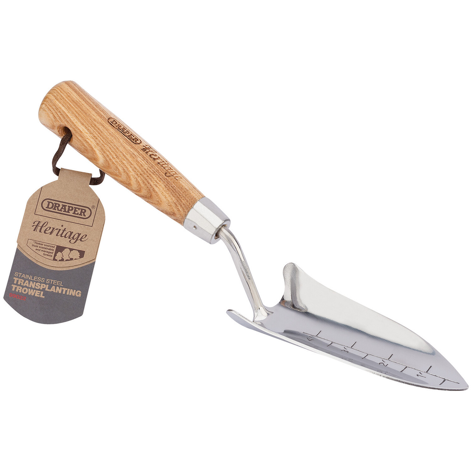 Long Handled Trowel - Stainless Steel Image 1