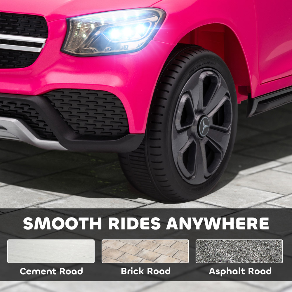 Tommy Toys Pink Mercedes Benz GLC Licensed Kids Ride on Car with Remote Image 8