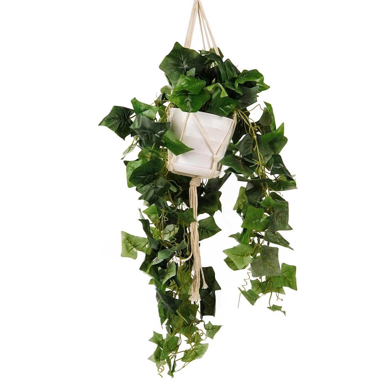 Green Nordic Hanging Artificial Plant Image