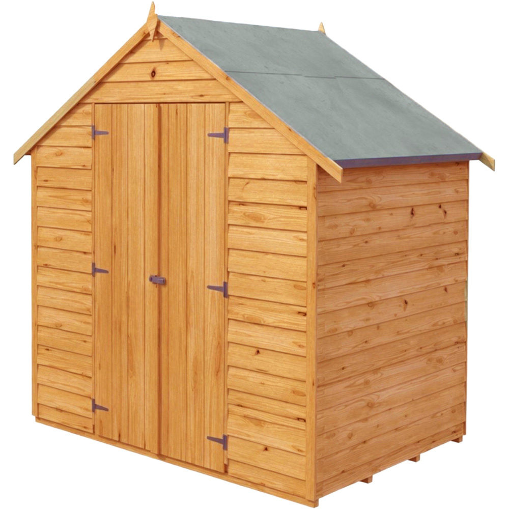 Shire GB Garden Value 4 x 6ft Overlap Double Door Garden Shed Image 3