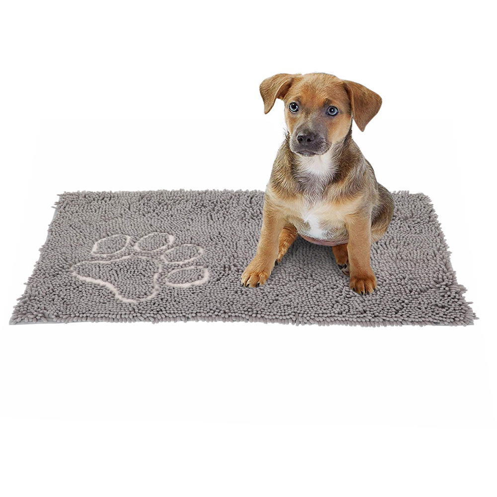 Bunty Medium Grey Soft Pet Mat Image 2