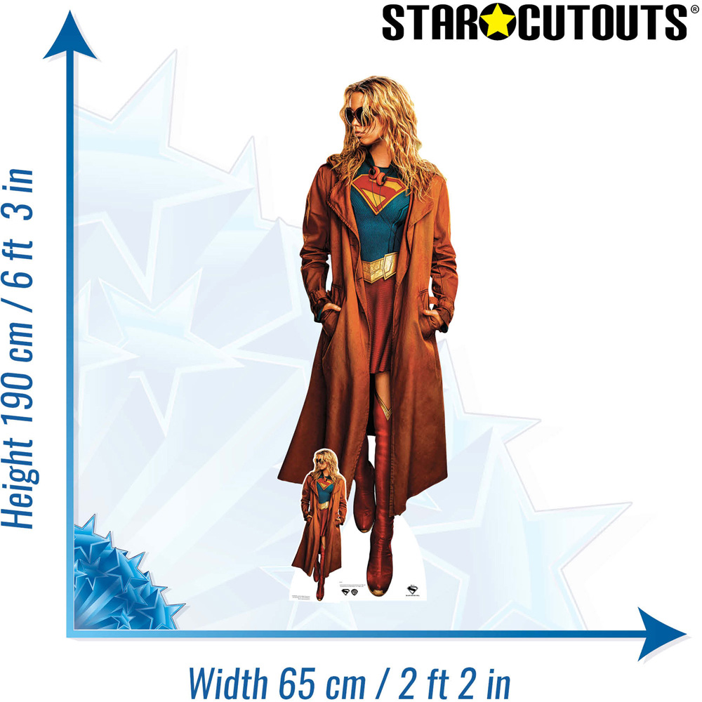 Star Cutouts Ltd Supergirl Milly Alcock Cutout 6.2ft Image 8