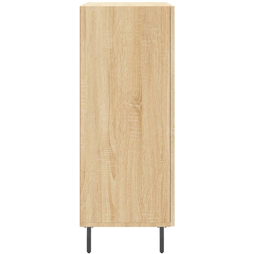vidaXL Single Door 3 Drawer Sonoma Oak Sideboard Image 7