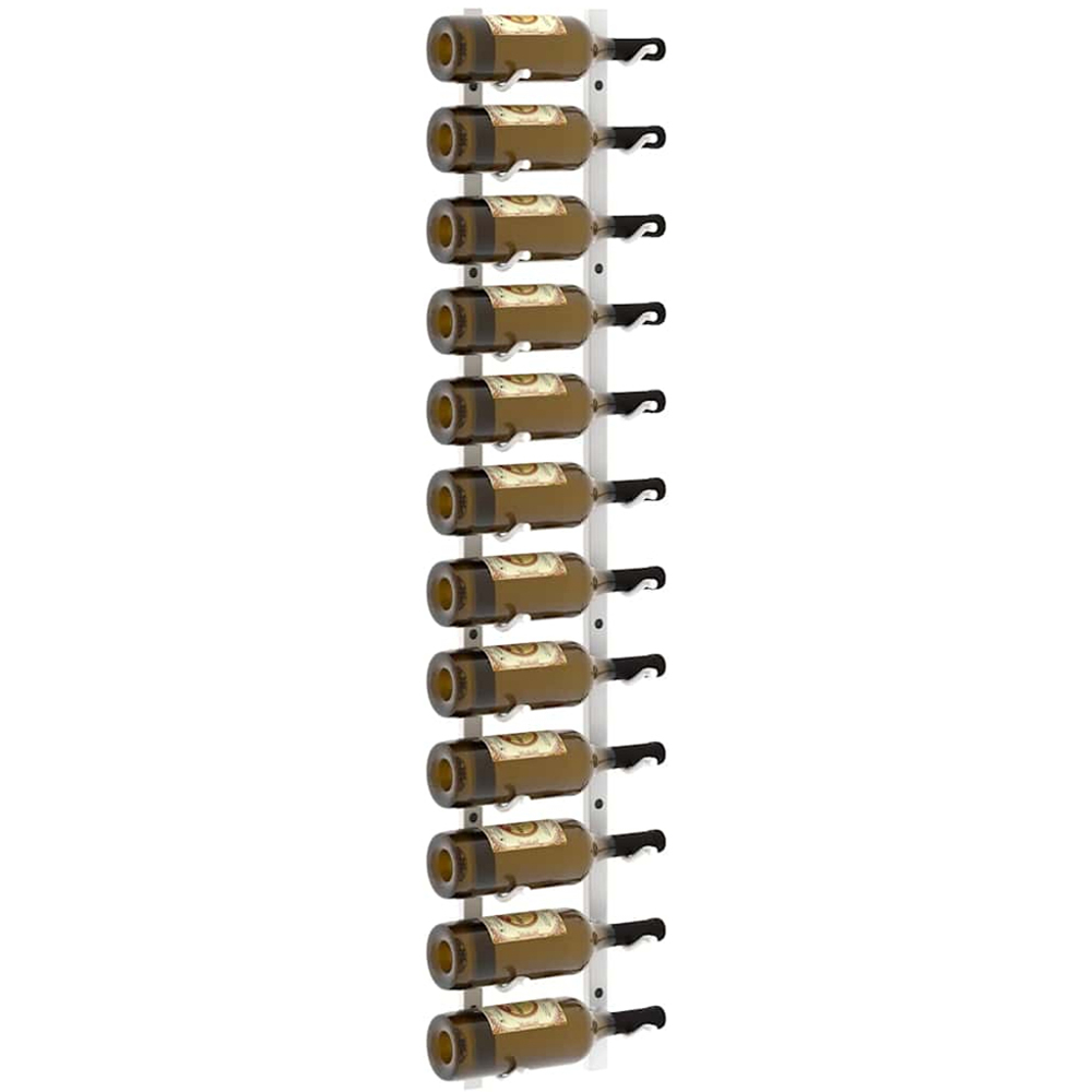 vidaXL 12 Bottle White Wall Mounted Wine Rack Set of 2 Image 4