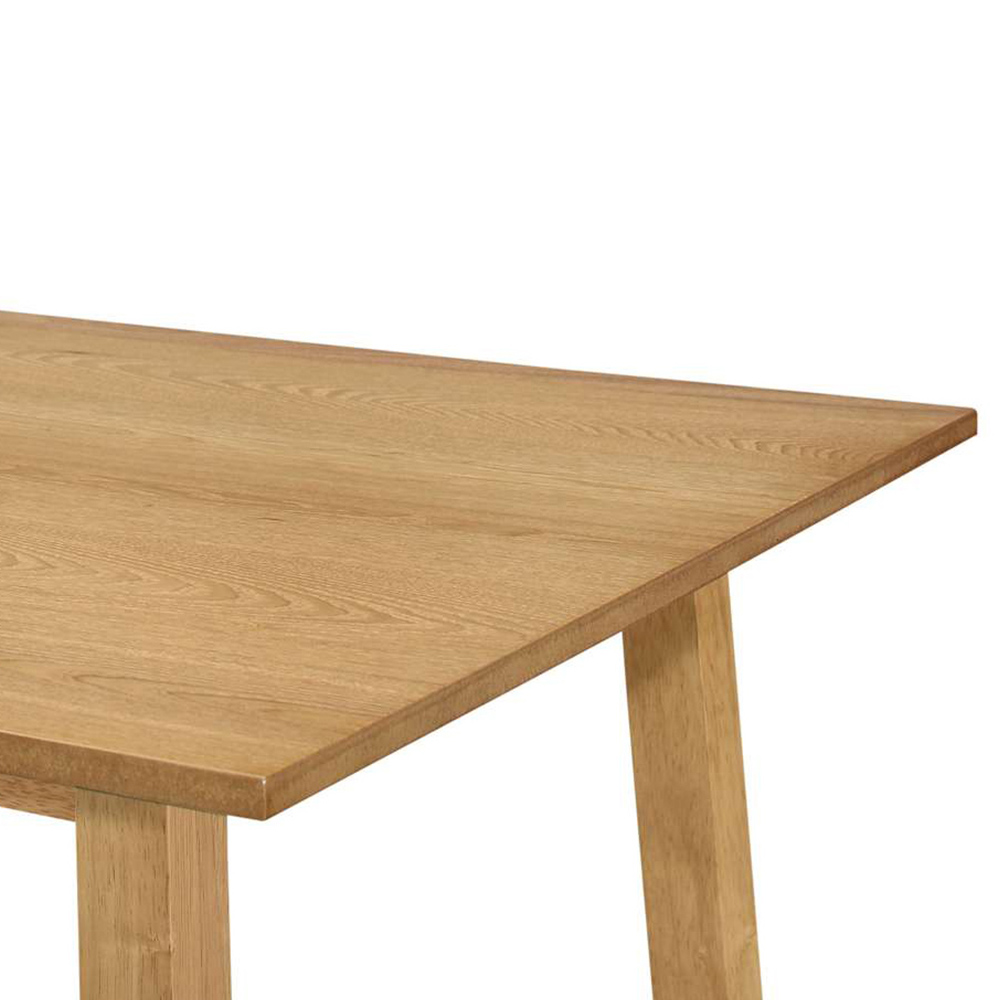 Cottesmore 4 Seater Rectangle Dining Table Oak Image 4