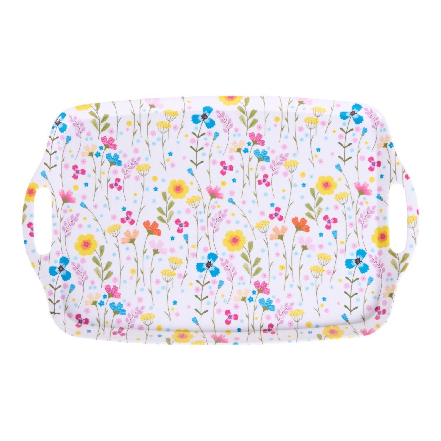In Bloom Large Tray - White Image 1