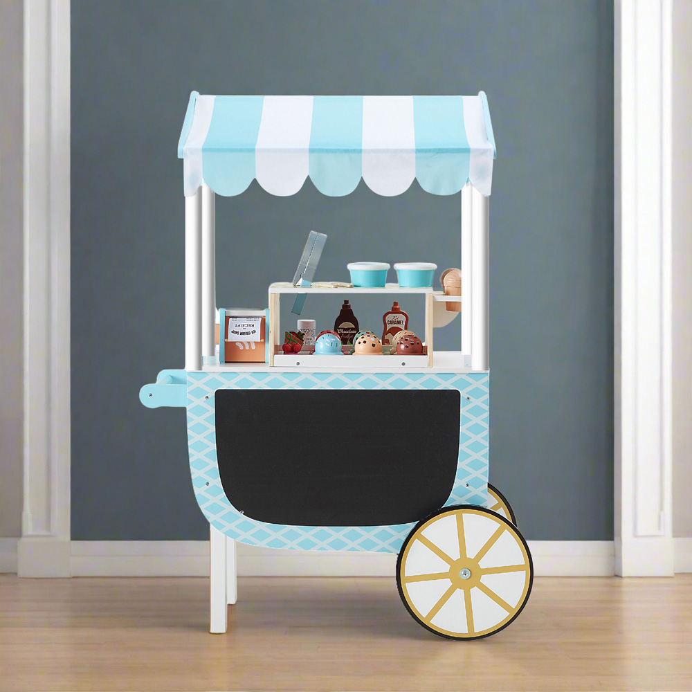 Teamson Kids My Little Helper Toy Ice Cream Cart Image 2