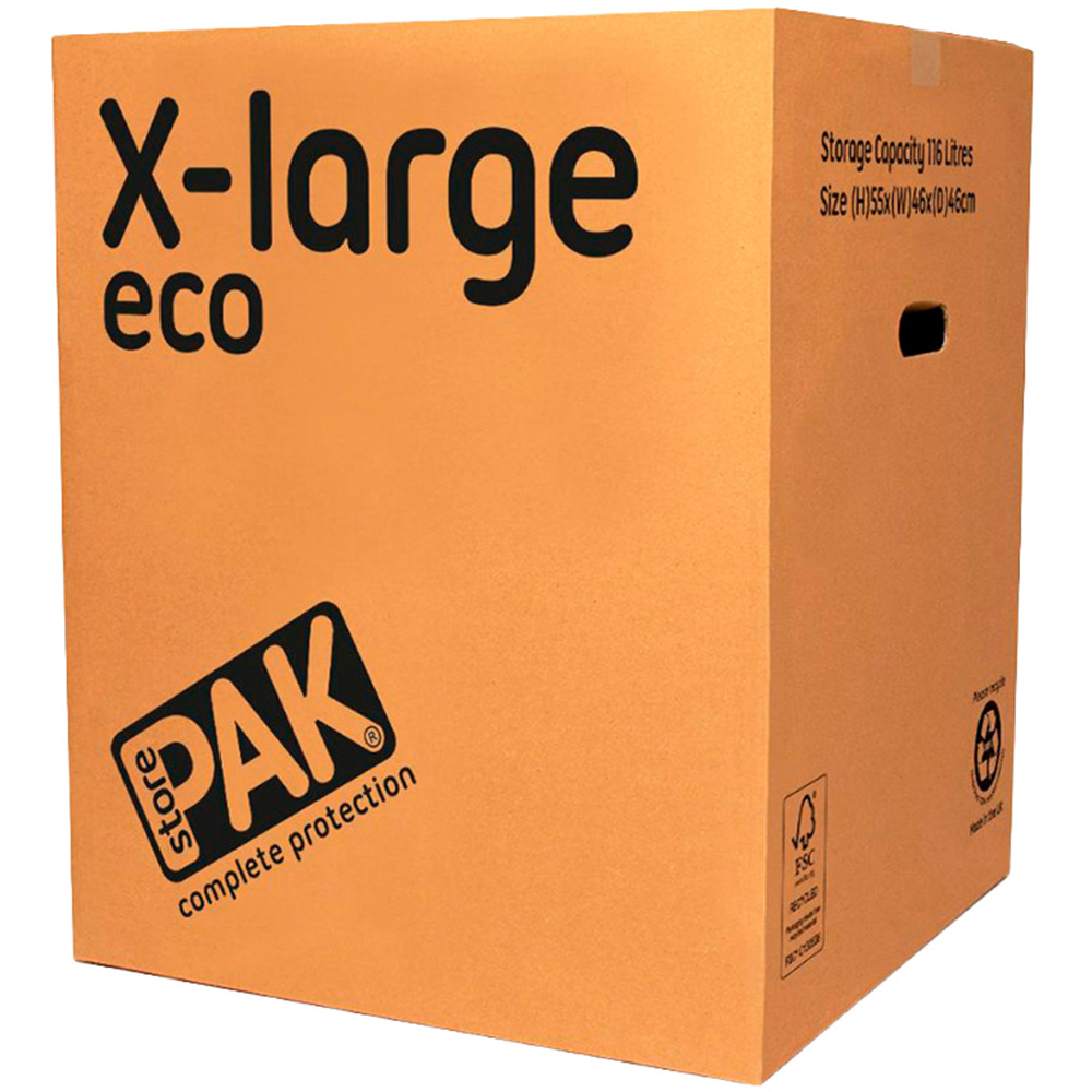 StorePAK 116L Extra Large Cardboard Eco Storage Box 10 Pack Image 3