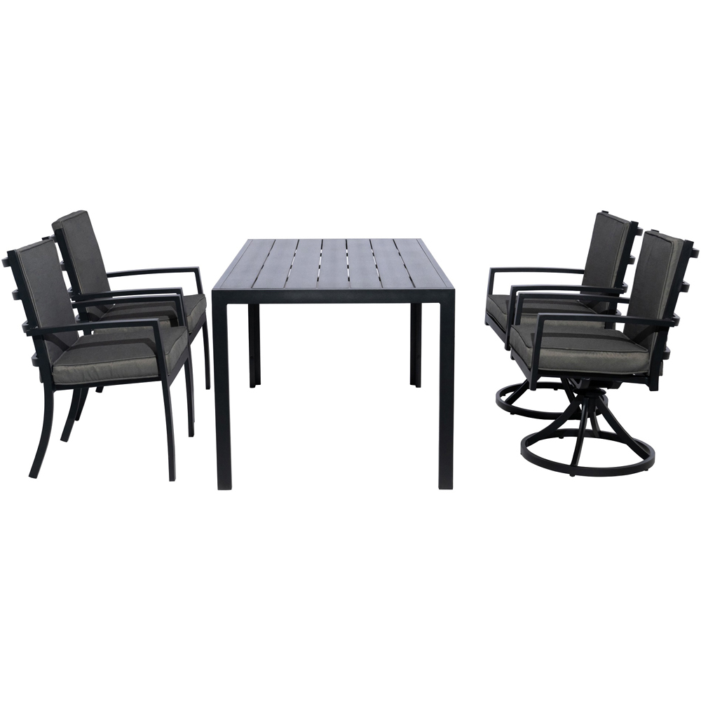 Furniture One 4 Seater Aluminium Garden Dining Set Image 2