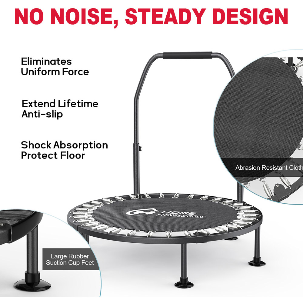 Rattrix Black Foldable Trampoline 3ft Image 4