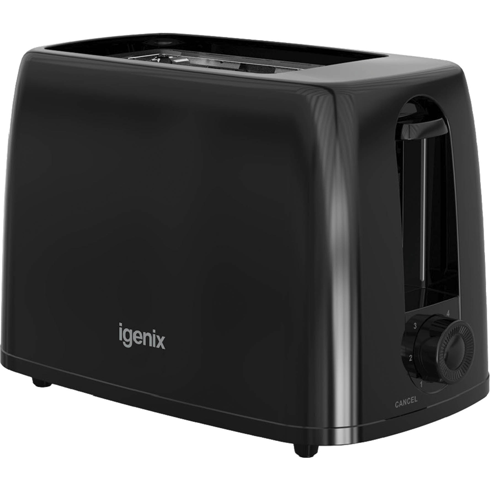 Igenix IGT0245B Black 2 Slice Toaster Image 1
