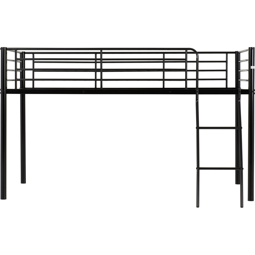 Seconique Kora Single Black Mid Sleeper Bed Image 4