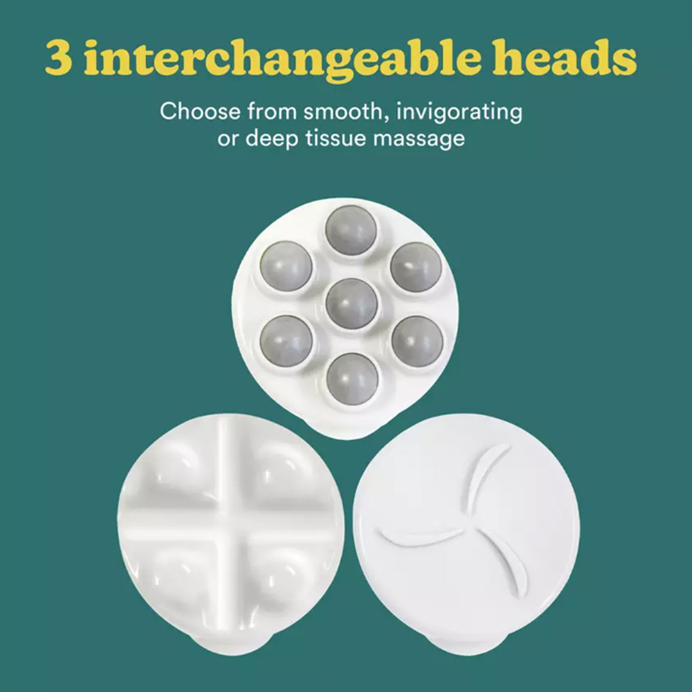 Homedics Shiatsu Handheld Cordless Massager with 4 Heads Image 3