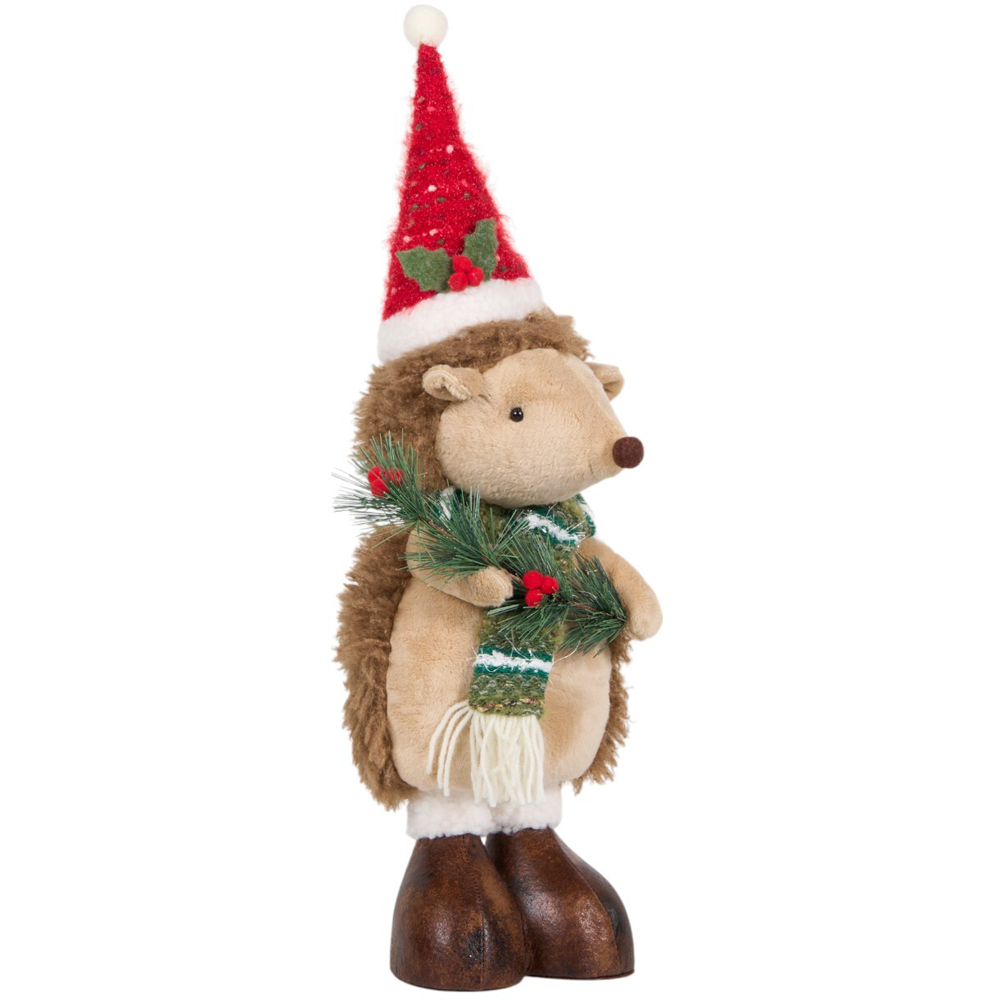 Extendable Christmas Hedgehog Standing Decoration Image 6