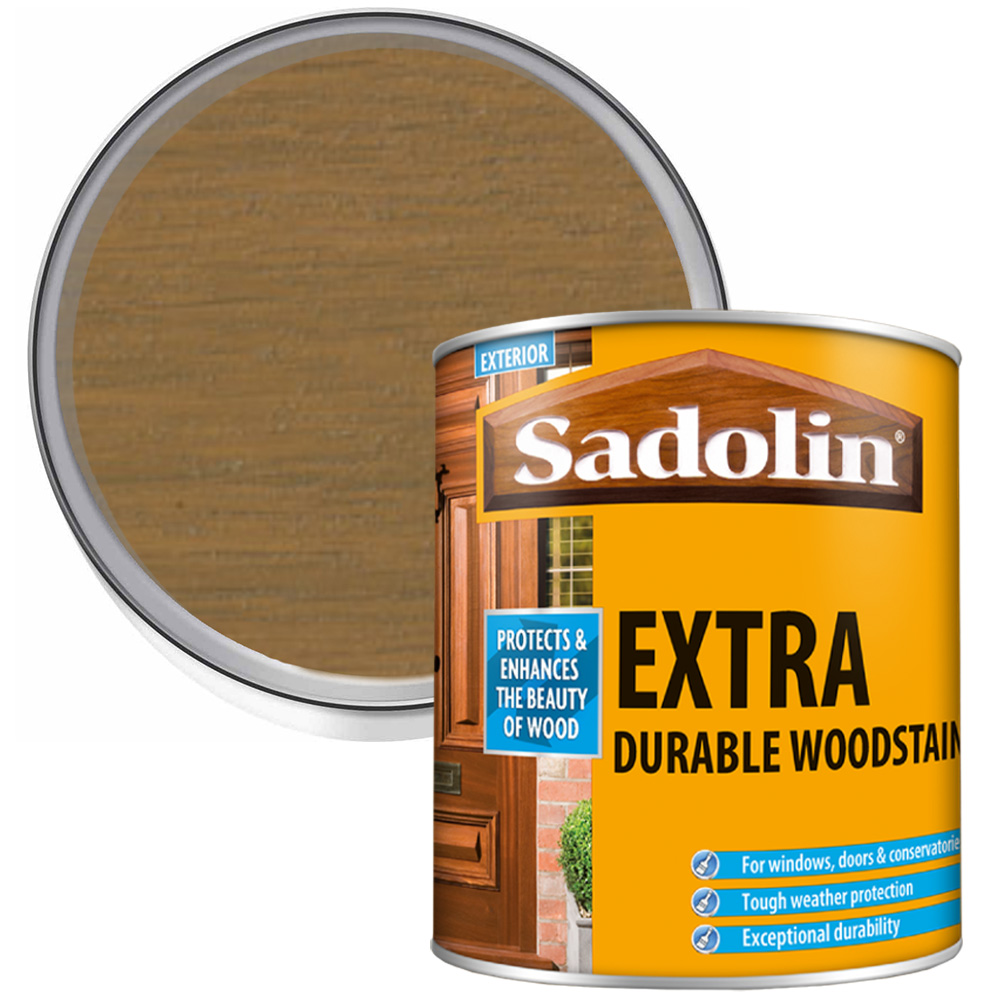 Sadolin Extra Light Oak Exterior Woodstain 500ml Image 1