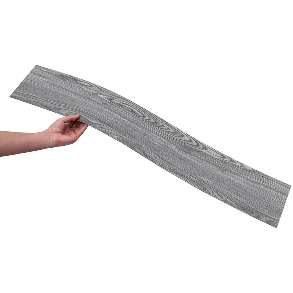 Living and Home PVC Wooden Grain Plank Flooring 36 Pack Image 3