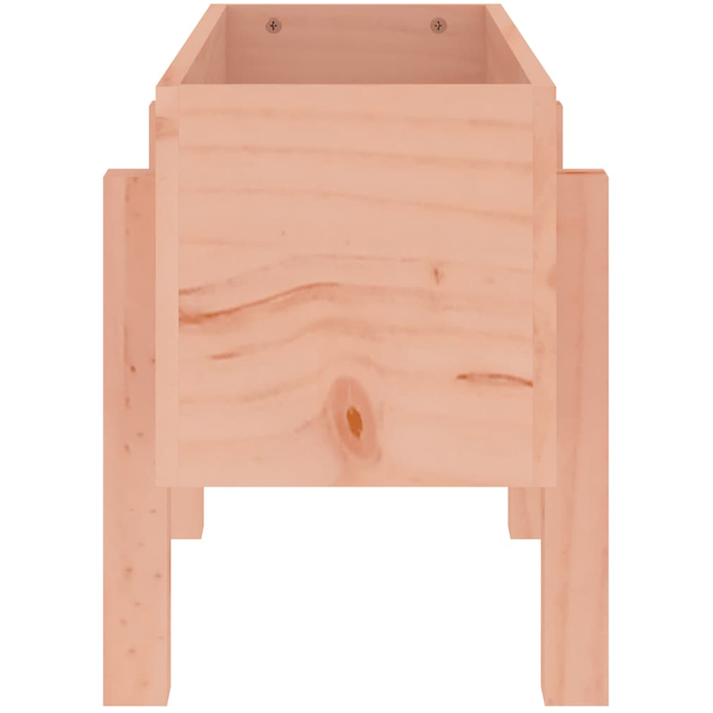 vidaXL Brown Solid Wood Rectangular Raised Garden Planter 62 x 30 x 38cm Image 3