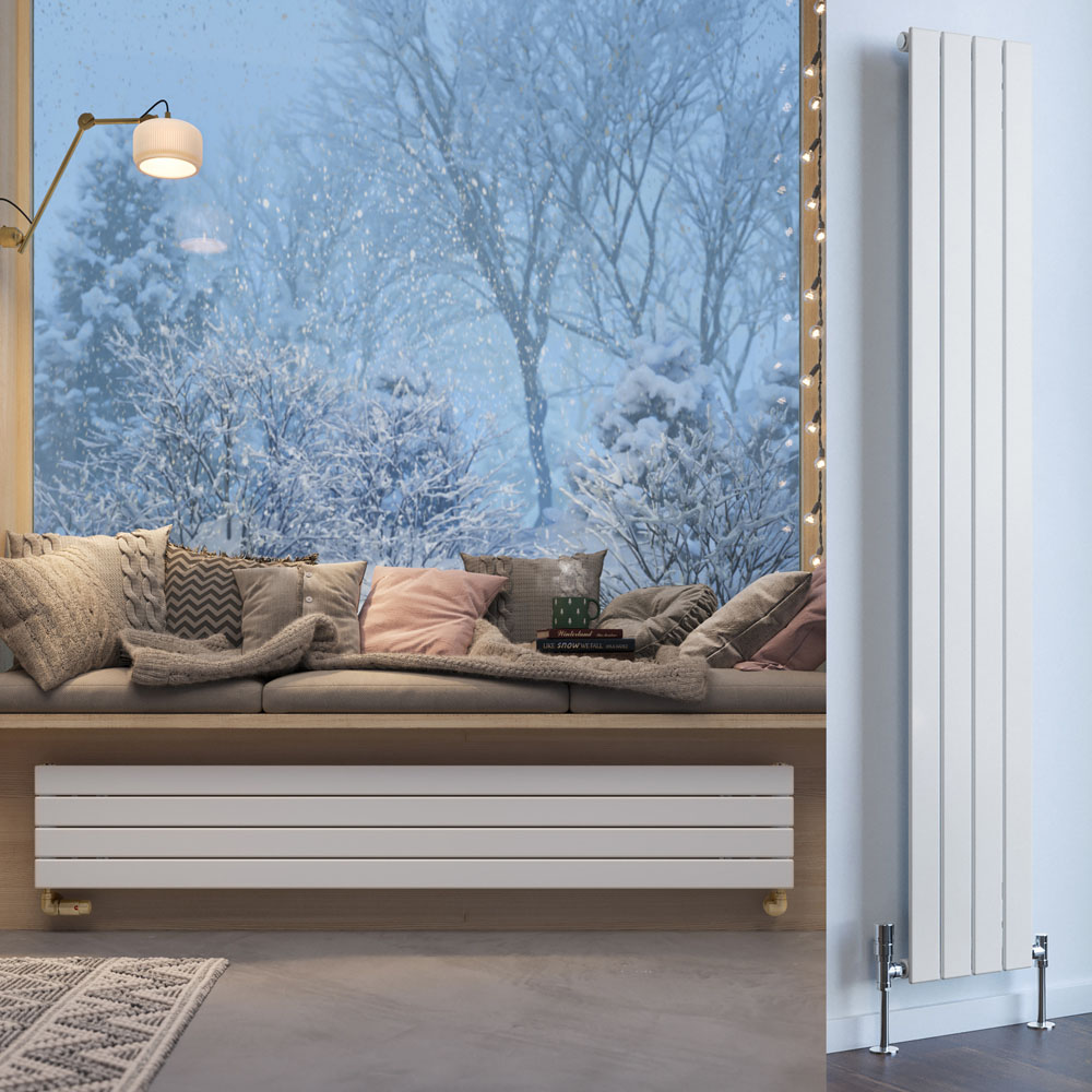 Terma Forte 1780 BTU White Single Panel Radiator 1800 x 292mm Image 8