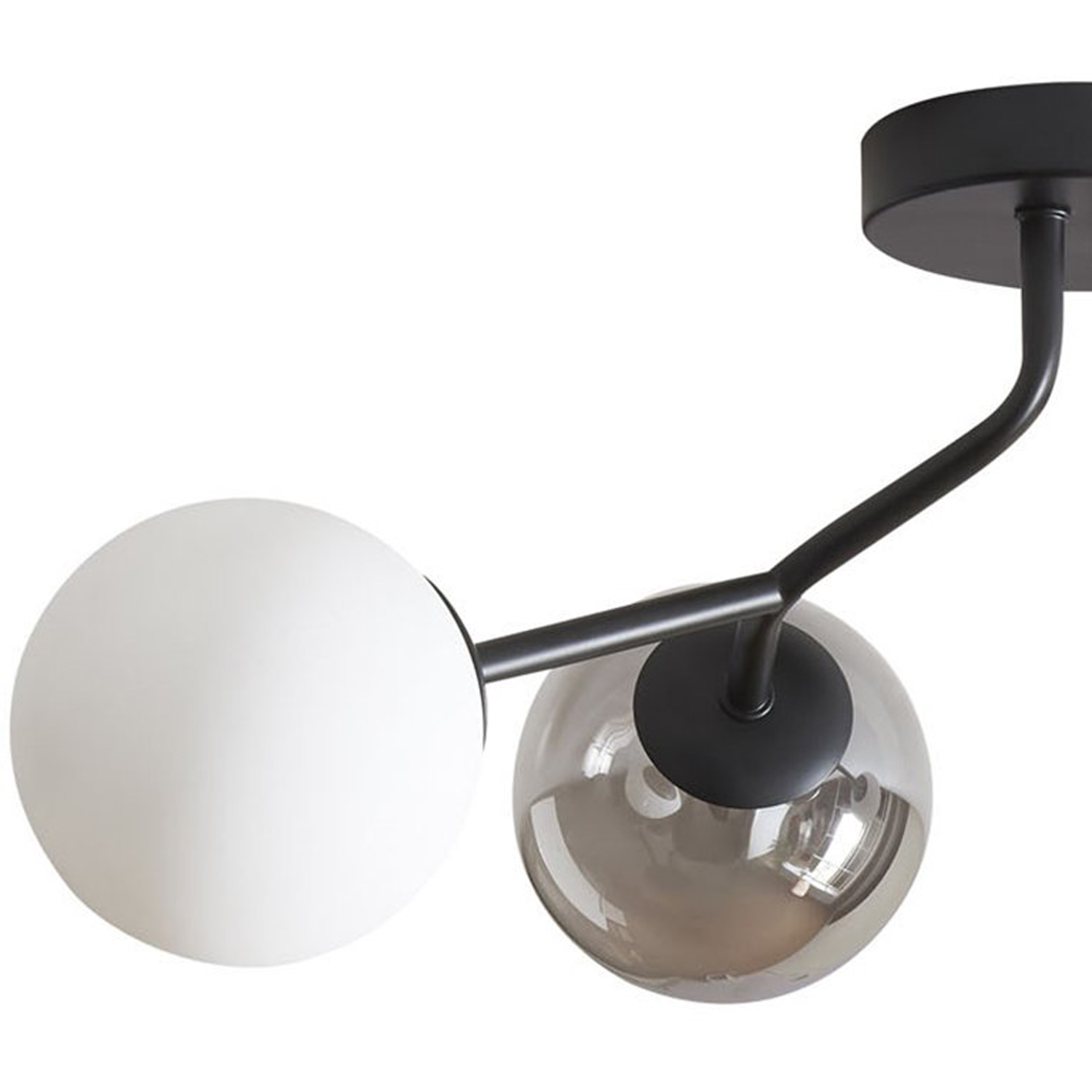 Black Madrid 4 Light Ceiling Fitting Image 3