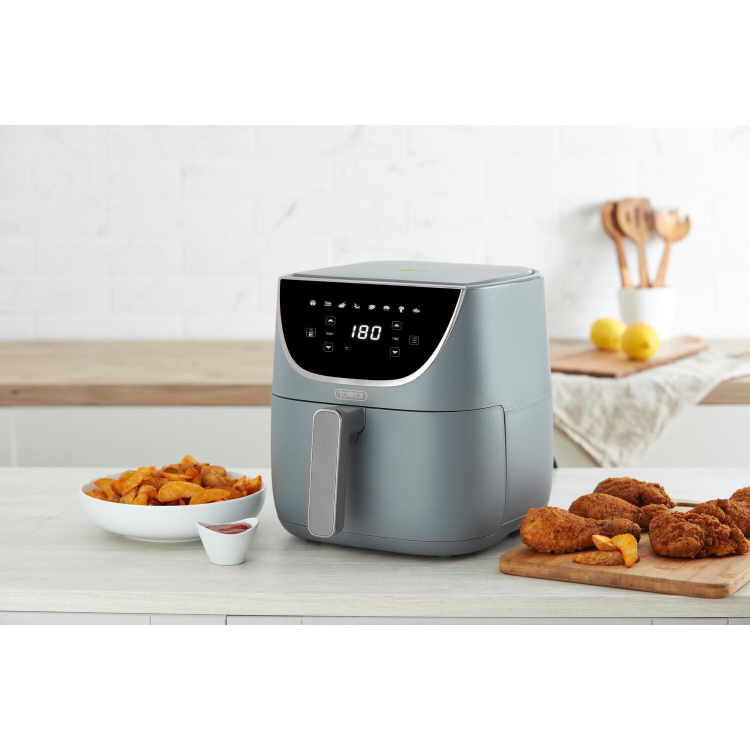 Vortx 6L Air Fryer - Grey Image 3