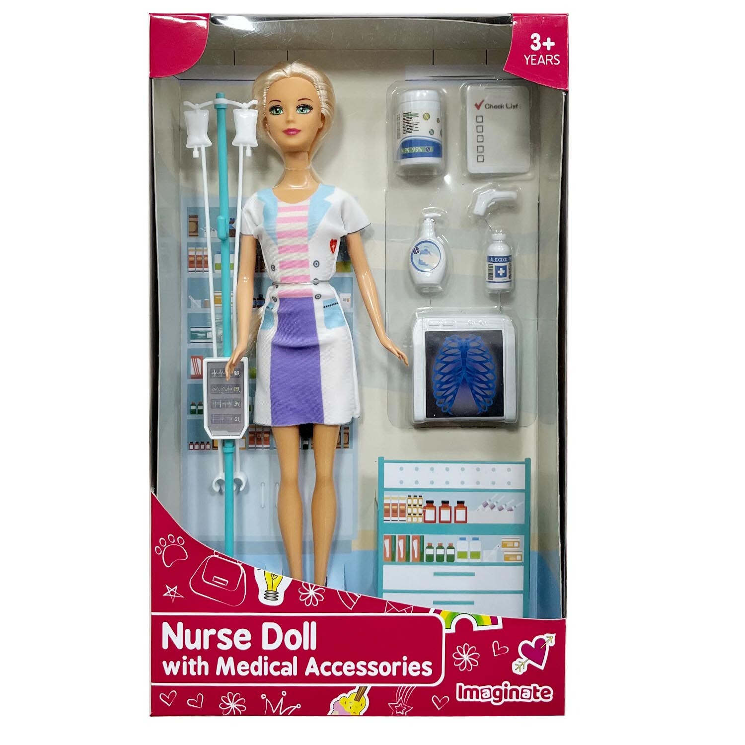 Imaginate Nurse Doll with Medical Accessories Image