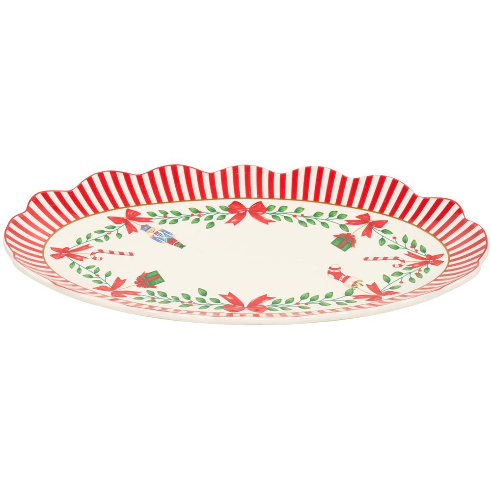 Christmas Print Serving Platter Image 4