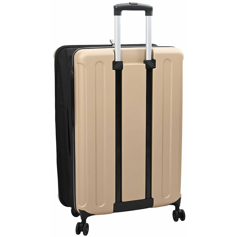 vidaXL 28 inch Beige Rectangular Travel Bag Image 5