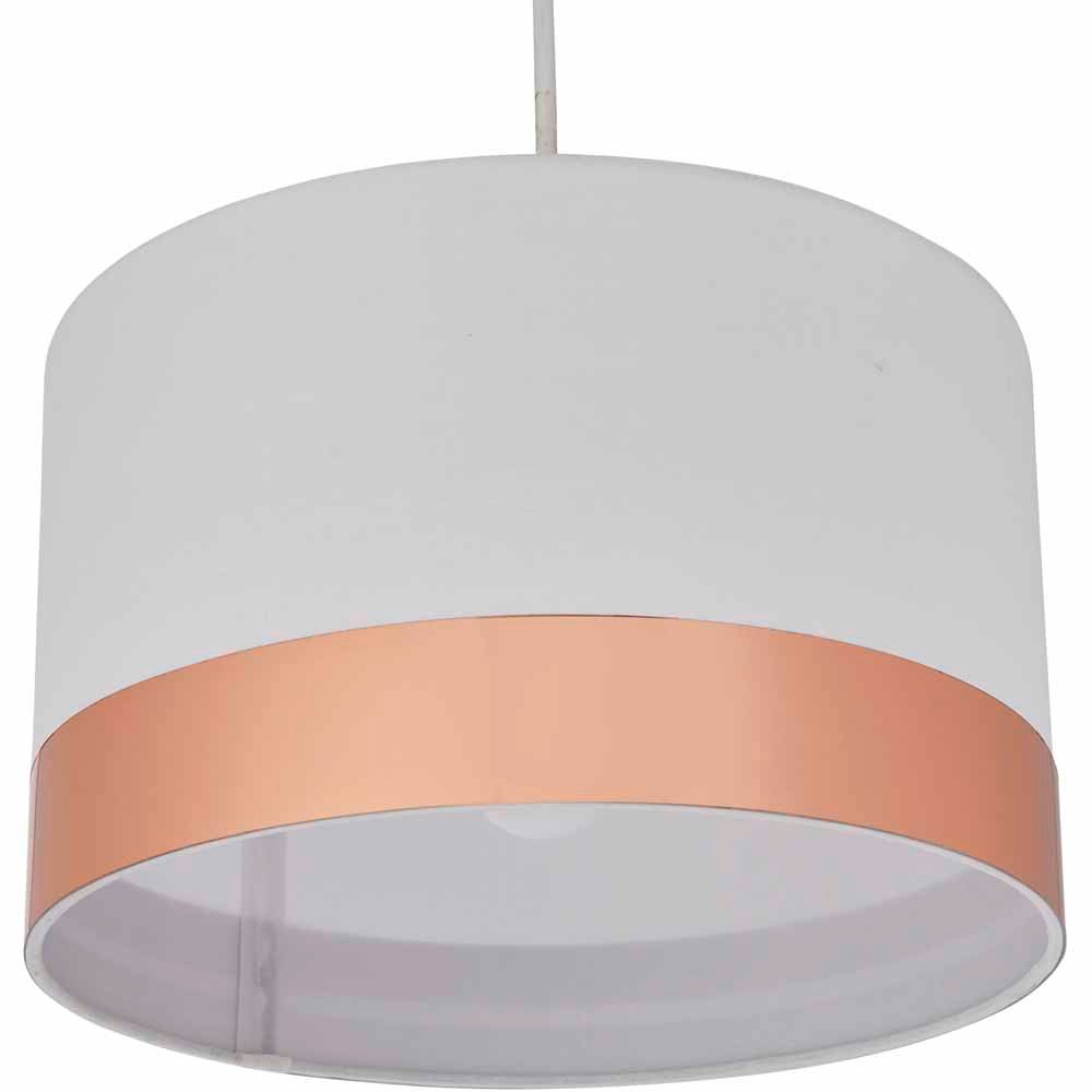 Wilko White Metalic Band Shade Small Wilko