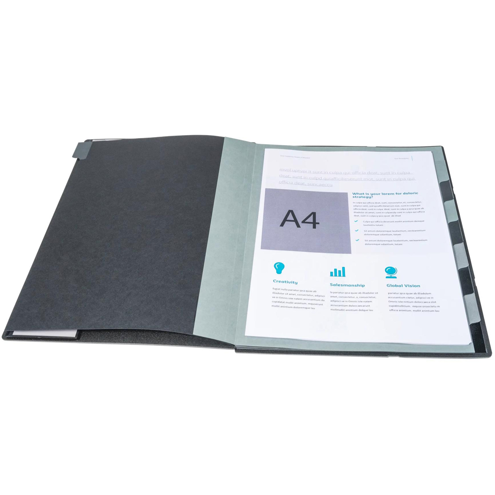 Exacompta Harmonika 9 Sections Black A4 Multi Part File 5 Pack Image 2