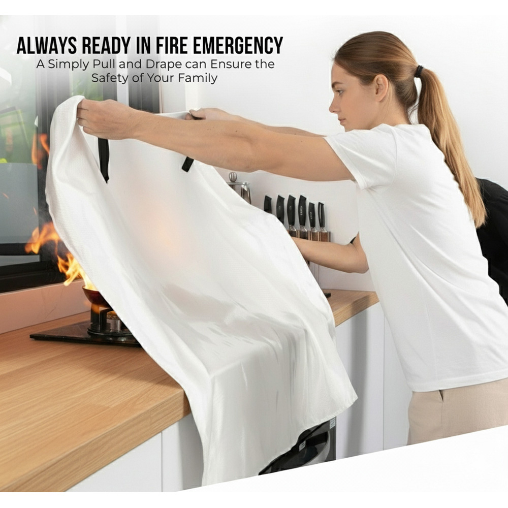 Avilo Heavy Duty Emergency Fire Blanket Image 4