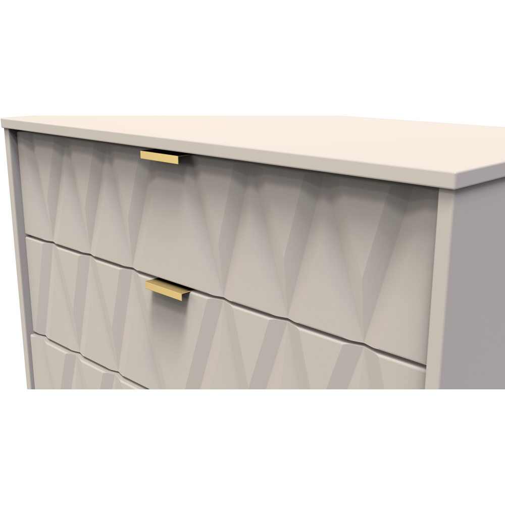 Crowndale Diamond 4 Drawer Kashmir Matt Chest of Drawers Ready Assembled Image 5