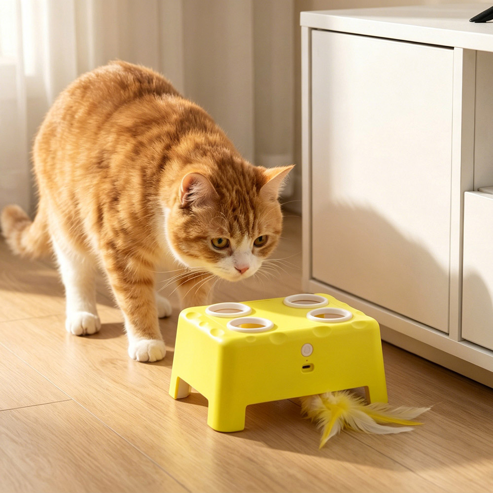 PawHut Interactive Rechargeable Kitten and Adult Cat Toy Image 4