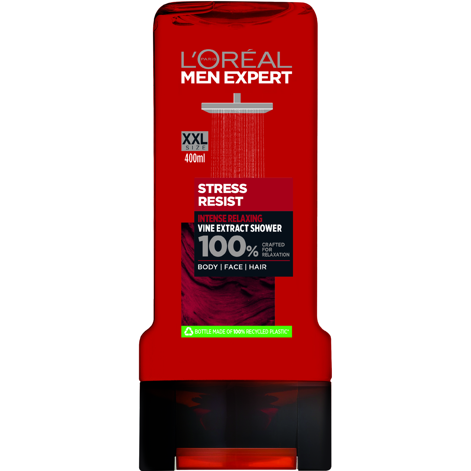 Men Expert Stress Resist Relaxing Shower Gel - Red Image