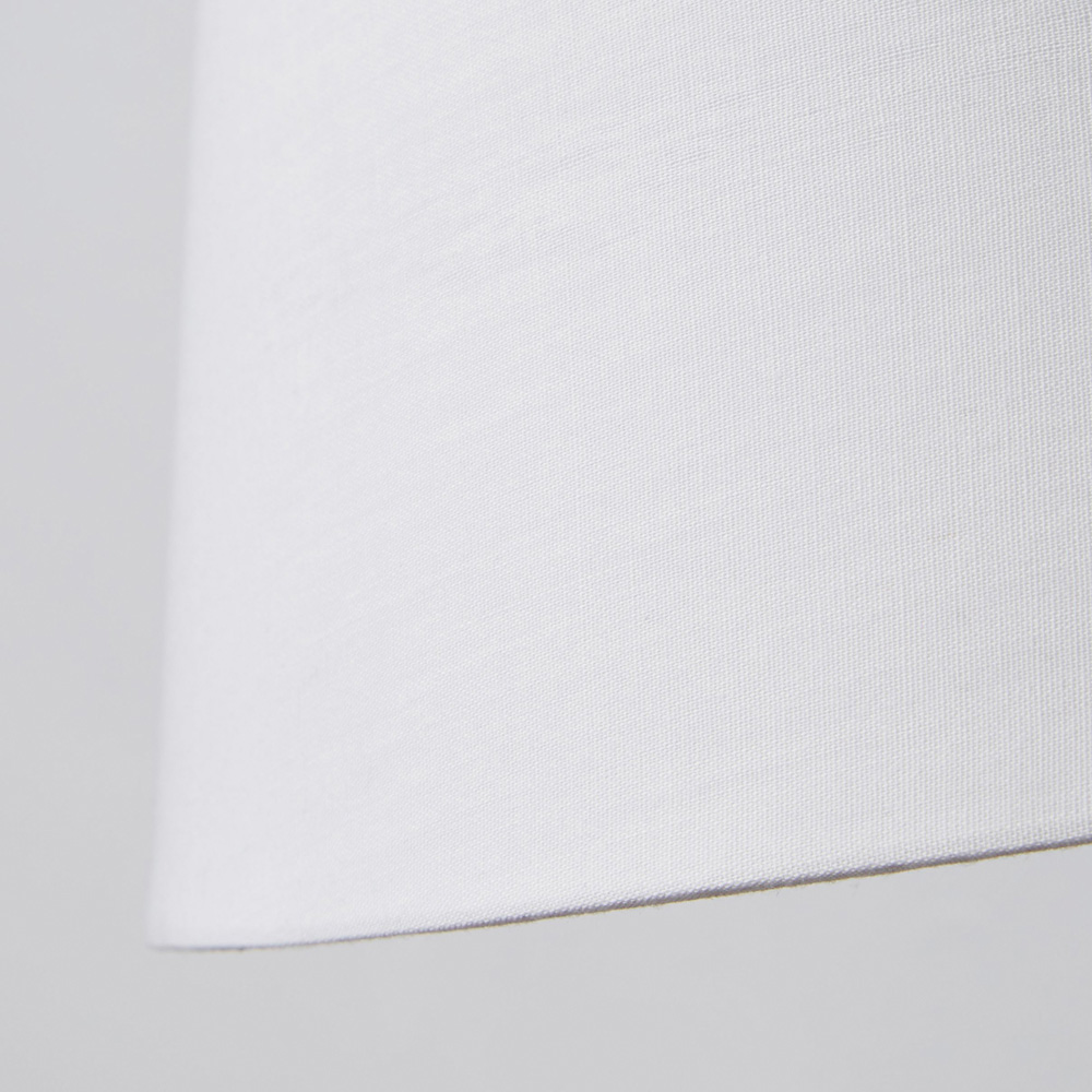Lighting Collection Yates White Tapered Lamp Shade 20cm Image 4