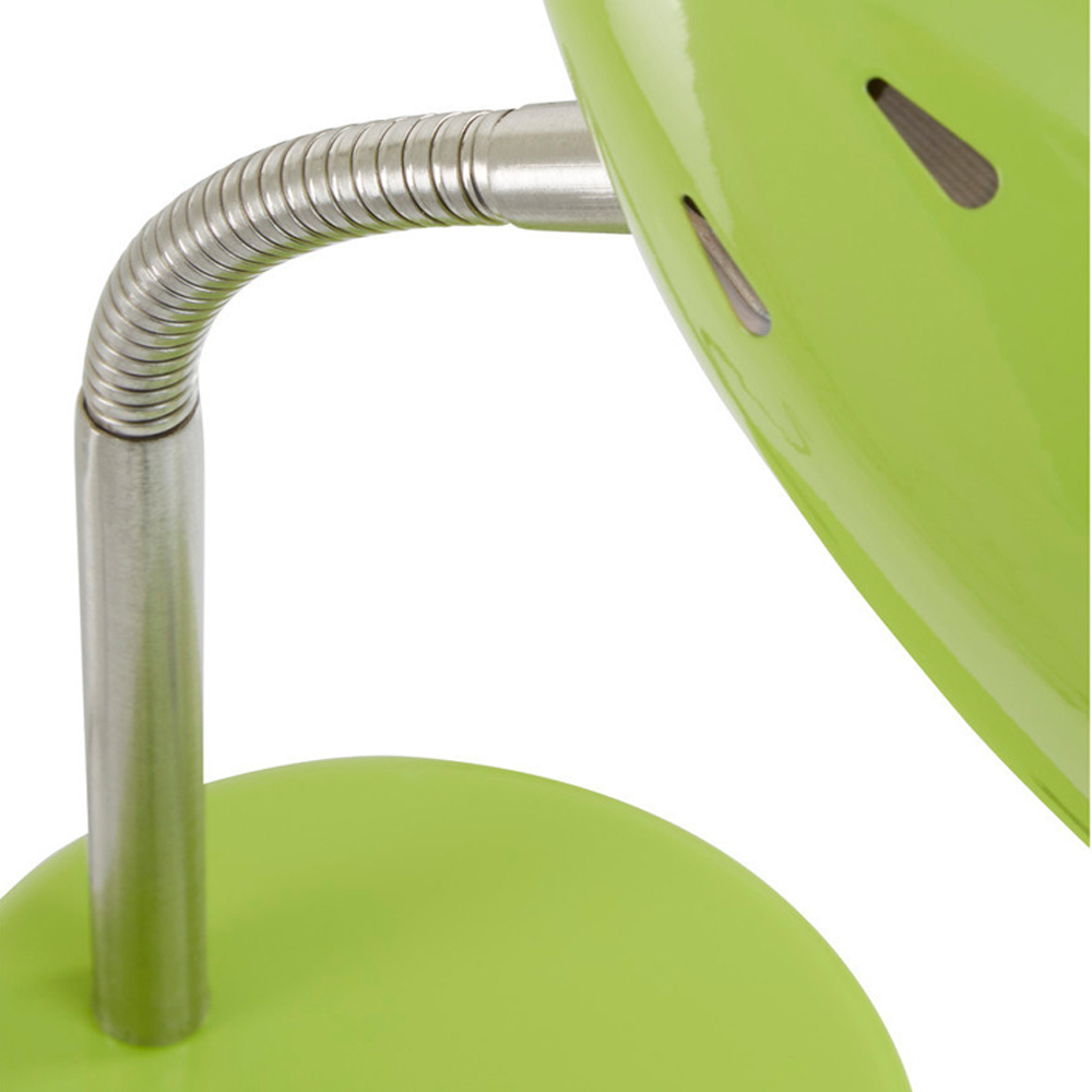 Premier Housewares Green Gloss Desk Lamp Image 8