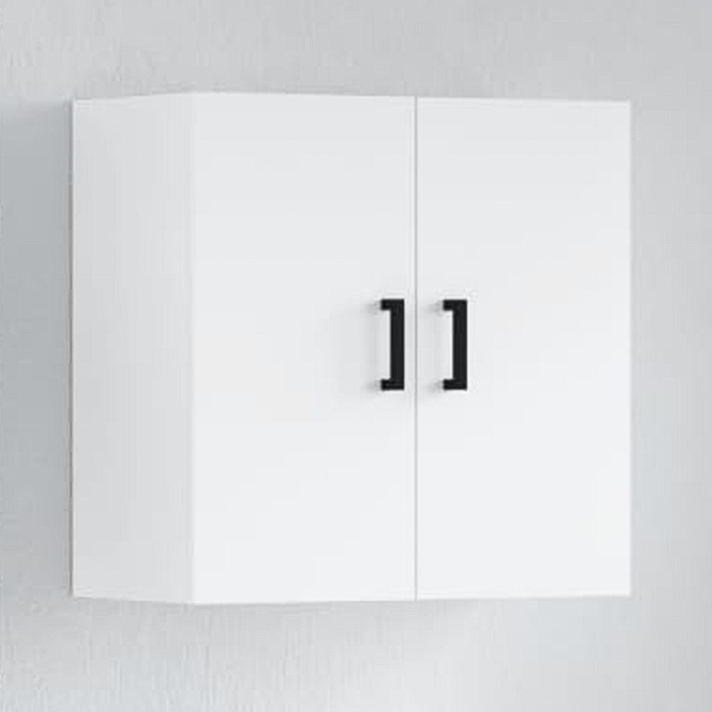 vidaXL 2 Door White Wall Cabinet Image 1