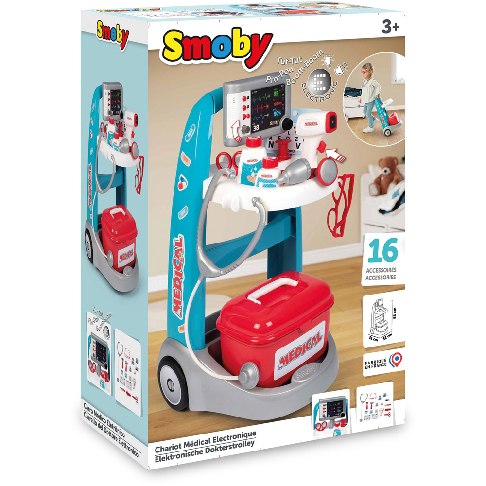 Smoby Medical Rescue Trolley Image 3