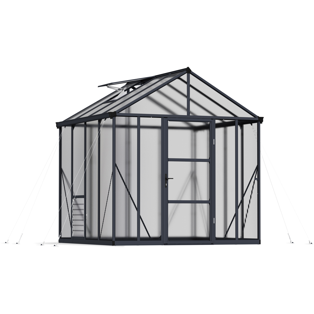 Palram Canopia Glory Grey 8 x 20ft Greenhouse Image 1