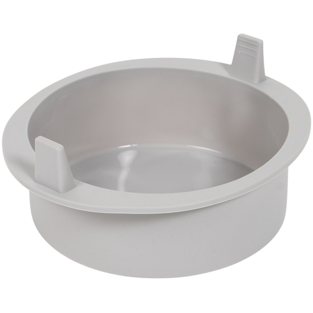 Silicone Air Fryer Cake Mould Grey Round Image 3