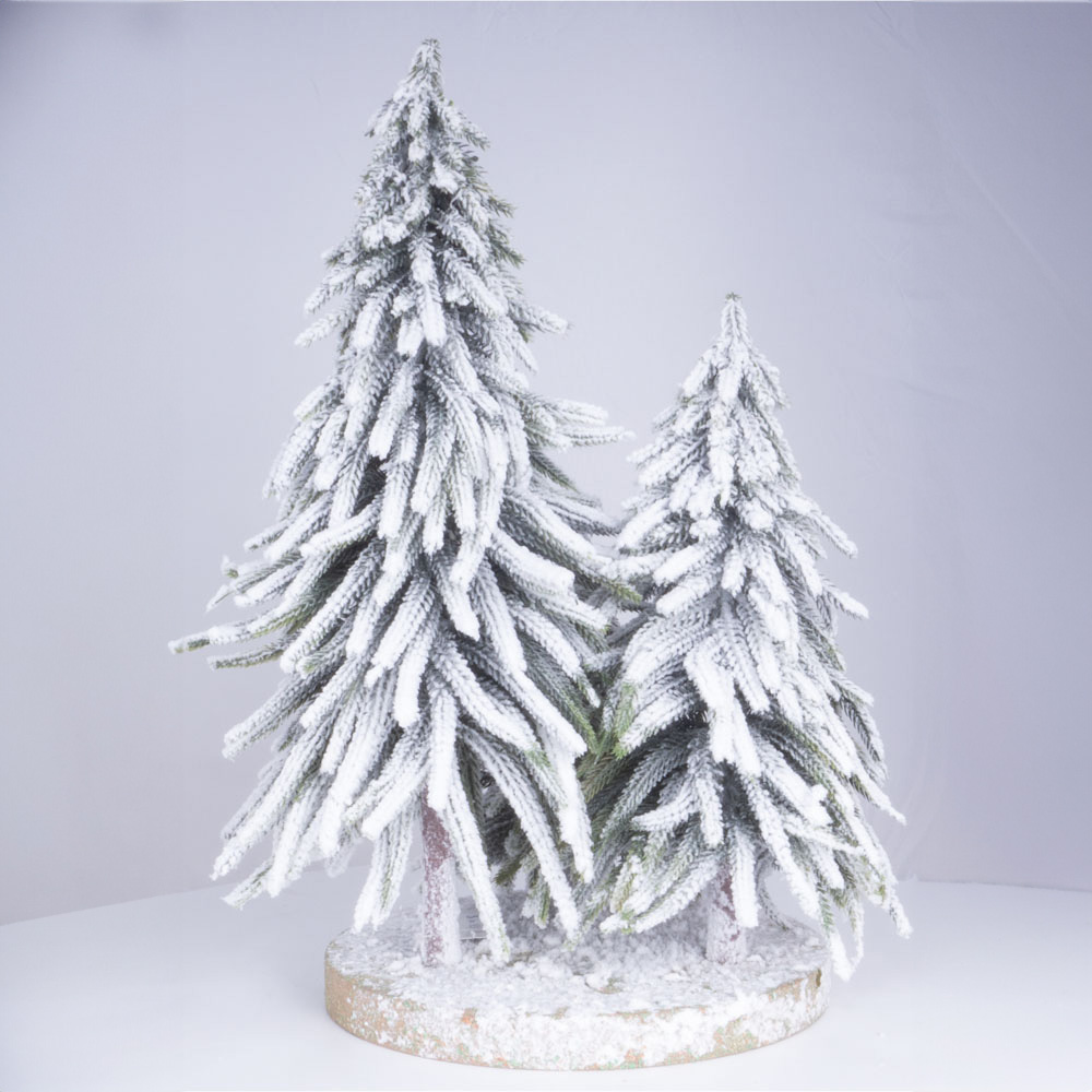 St Helens 47cm Snow Topped Mini Christmas Tree Display Image 5