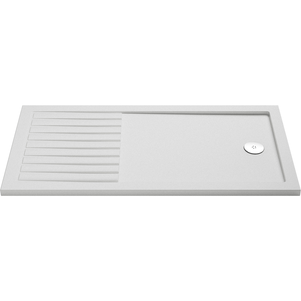 nuie White Slip Resistant Walk In Shower Tray 1400 x 900mm Image 1