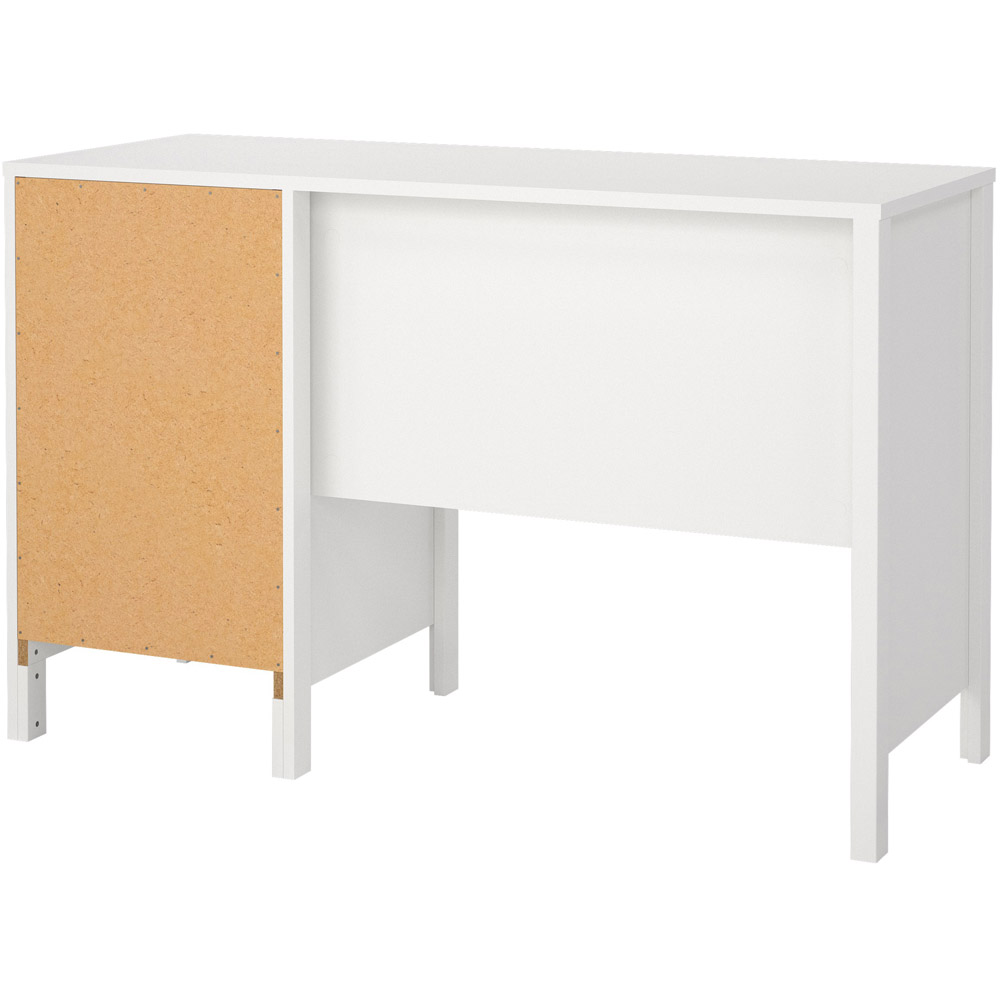 Florence Madrid 3 Drawers Desk White Image 6