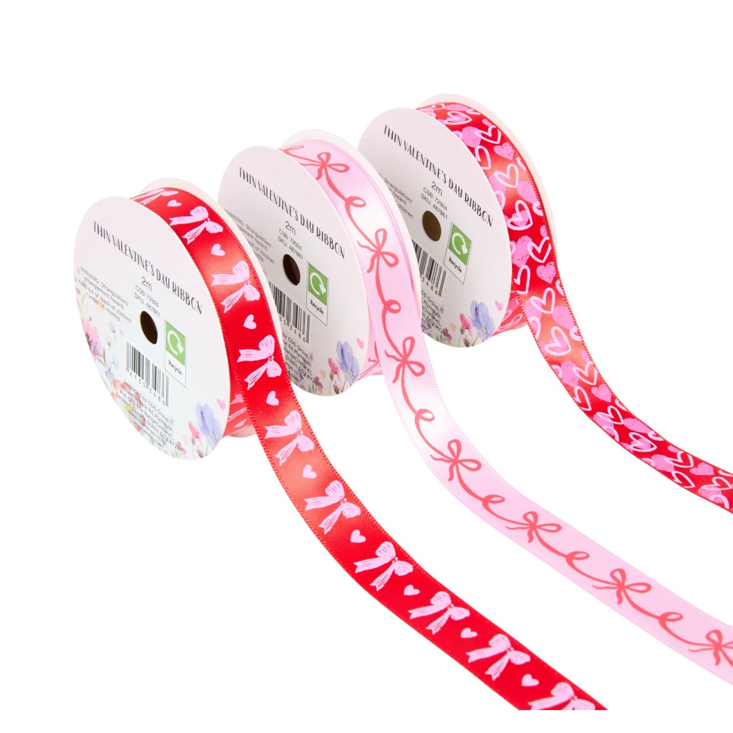 Thin Valentines Day Ribbon Image 8