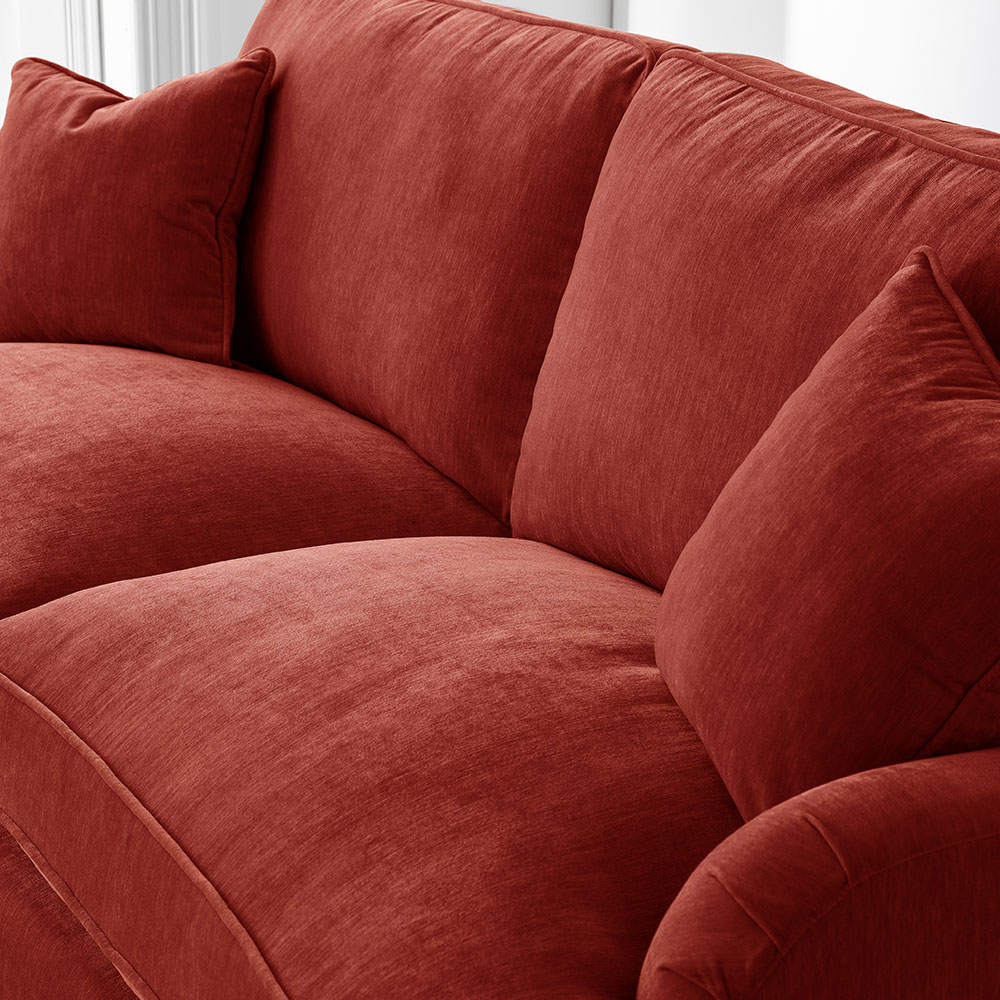 The Vienna 2 Seater Apricot Sofa Image 3
