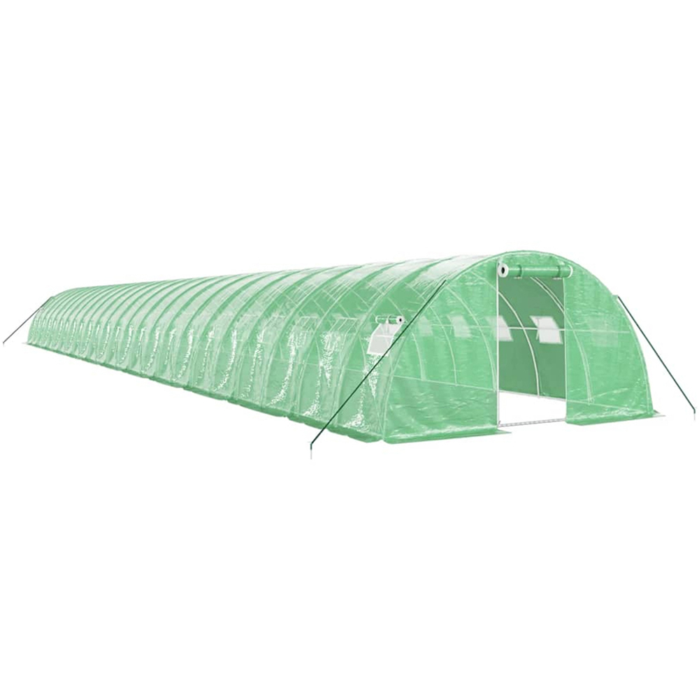 vidaXL Green 13 x 78.7ft Greenhouse Image 1