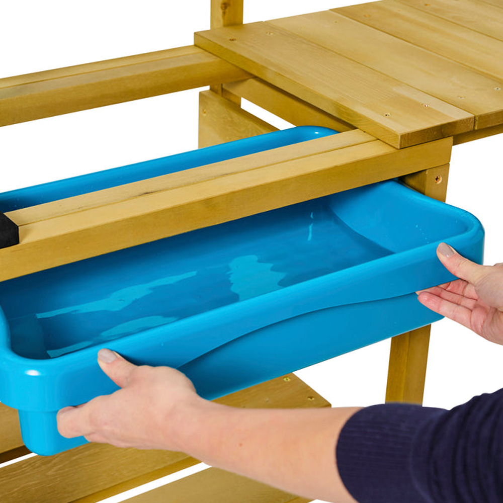 TP Deluxe Wooden Mud Kitchen Playset Image 4